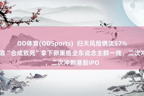 OD体育(ODSports)  归天风险镌汰57%！这家企业靠“合成致死”拿下卵巢癌全东说念主群一线，二次冲刺港股IPO