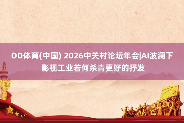 OD体育(中国) 2026中关村论坛年会|AI波澜下 影视工业若何杀青更好的抒发