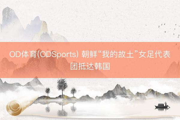 OD体育(ODSports) 朝鲜“我的故土”女足代表团抵达韩国