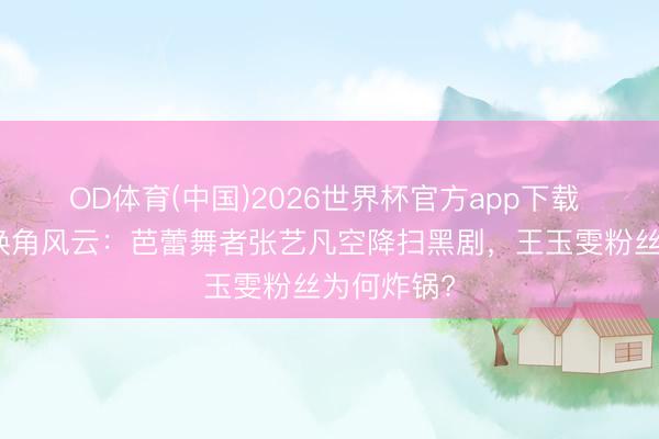 OD体育(中国)2026世界杯官方app下载 《铁证》换角风云：芭蕾舞者张艺凡空降扫黑剧，王玉雯粉丝为何炸锅?