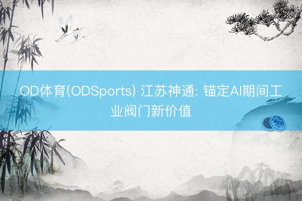 OD体育(ODSports) 江苏神通: 锚定AI期间工业阀门新价值